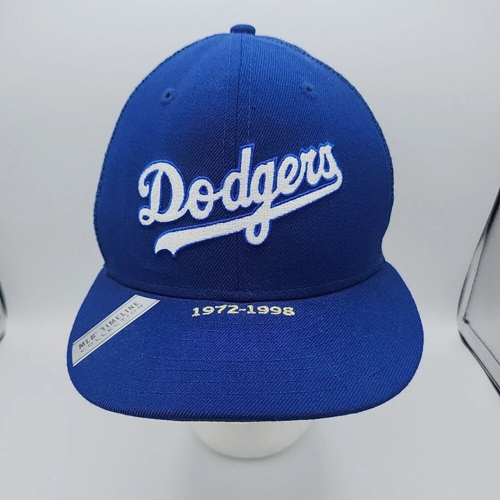 LA Dodgers New Era 9Fifty Trucker Snapback Hat MLB Cooperstown Mesh Adjustable